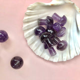 Ametyst Svamp ☾ RO, HEALING & SELVKÆRLIGHED ☾ 2 cm