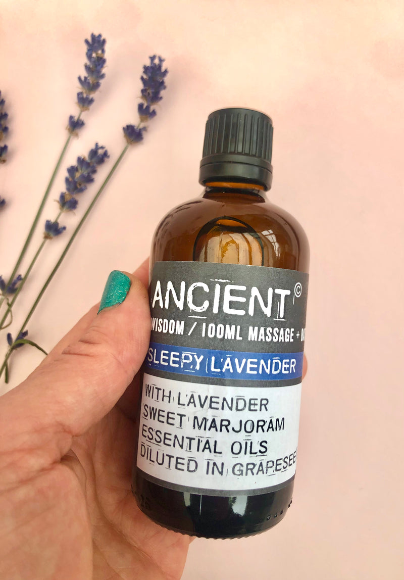 Sleepy Lavender Massage Olie ☽ 50 ml