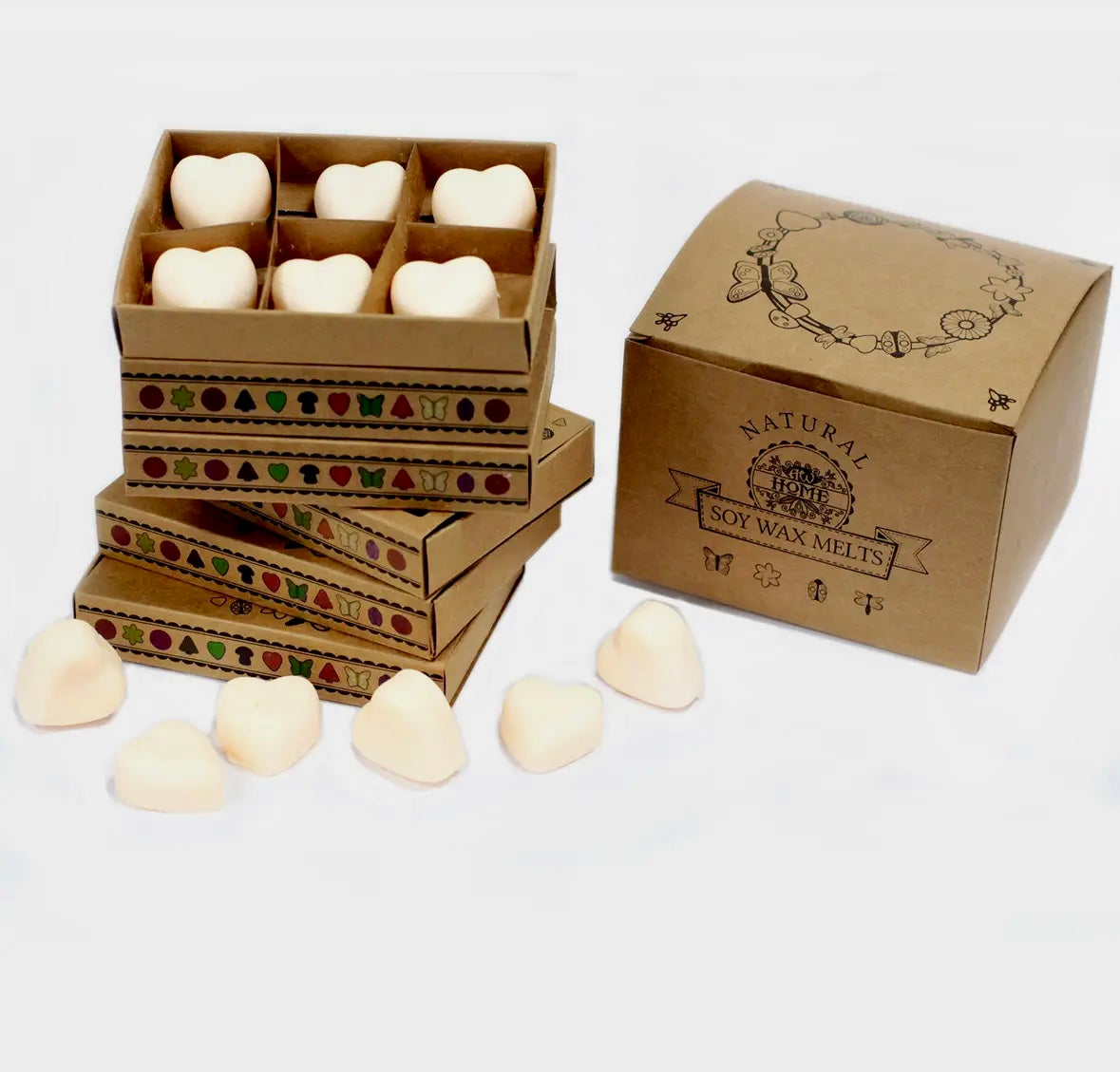 Soya Voks røgelse med duft af kanel & appelsin - æske med 6 stks