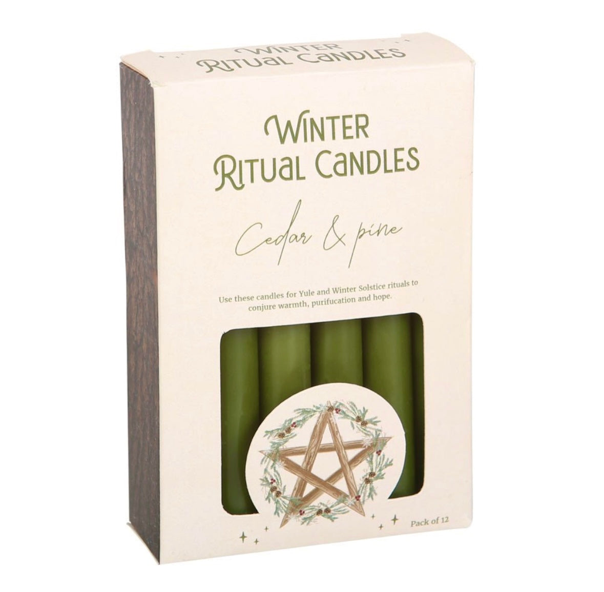 CEDAR & PINE WINTER RITUAL SPELL CANDLES ☾ duft lys ☾