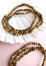 Månesøster Krystaller Picture / Billed Jaspis Armbånd