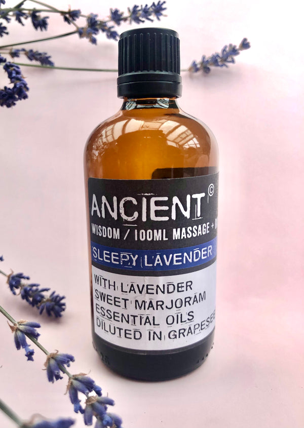 Sleepy Lavender Massage Olie ☽ 50 ml