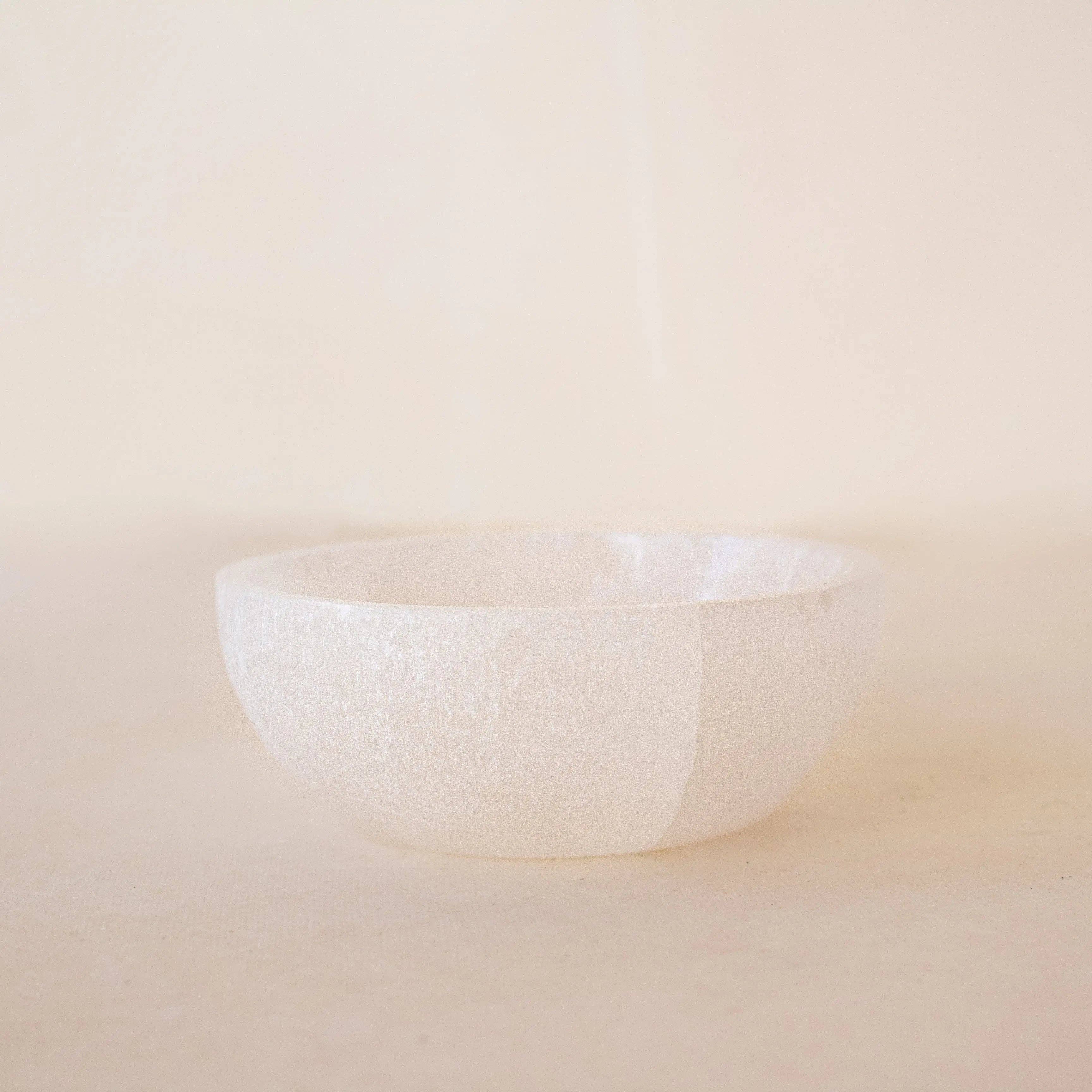 Selenit Skål - 8 cm.