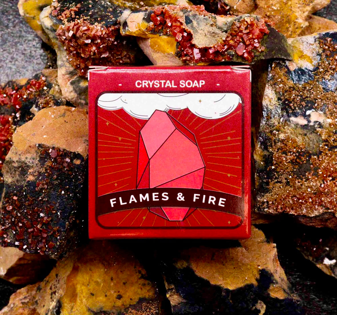 Crystal Elemental Soap - Fire