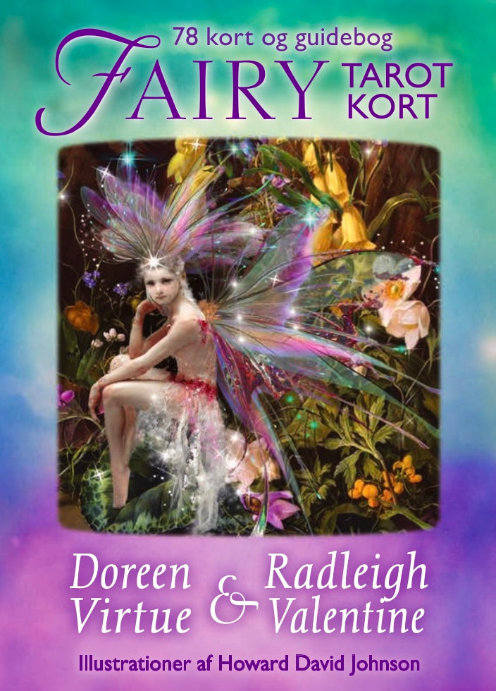 FAIRY TAROT - Valentine Radleigh
- Dansk Tarot kort + guidebog