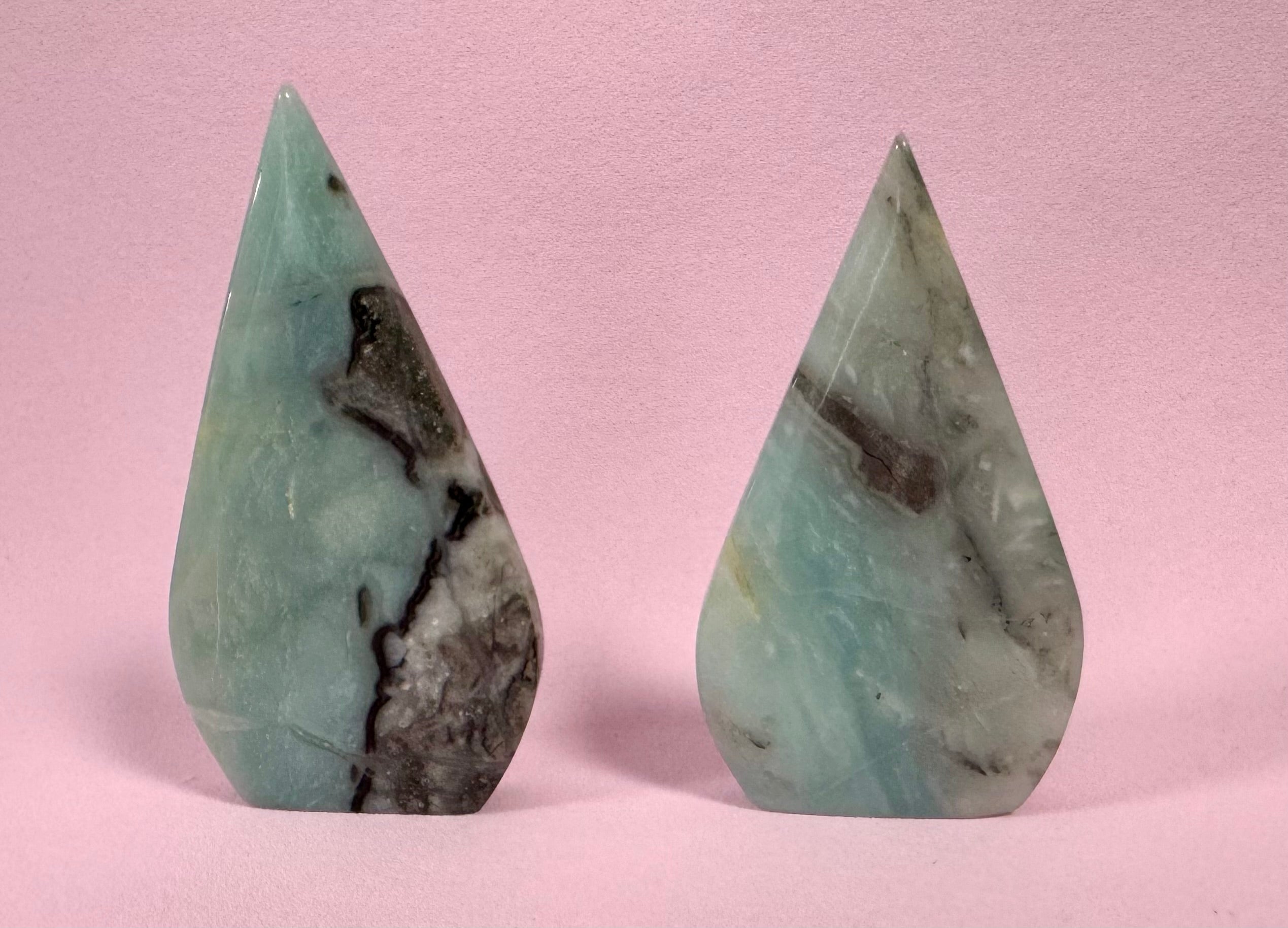 Amazonit & Akvamarin flamme