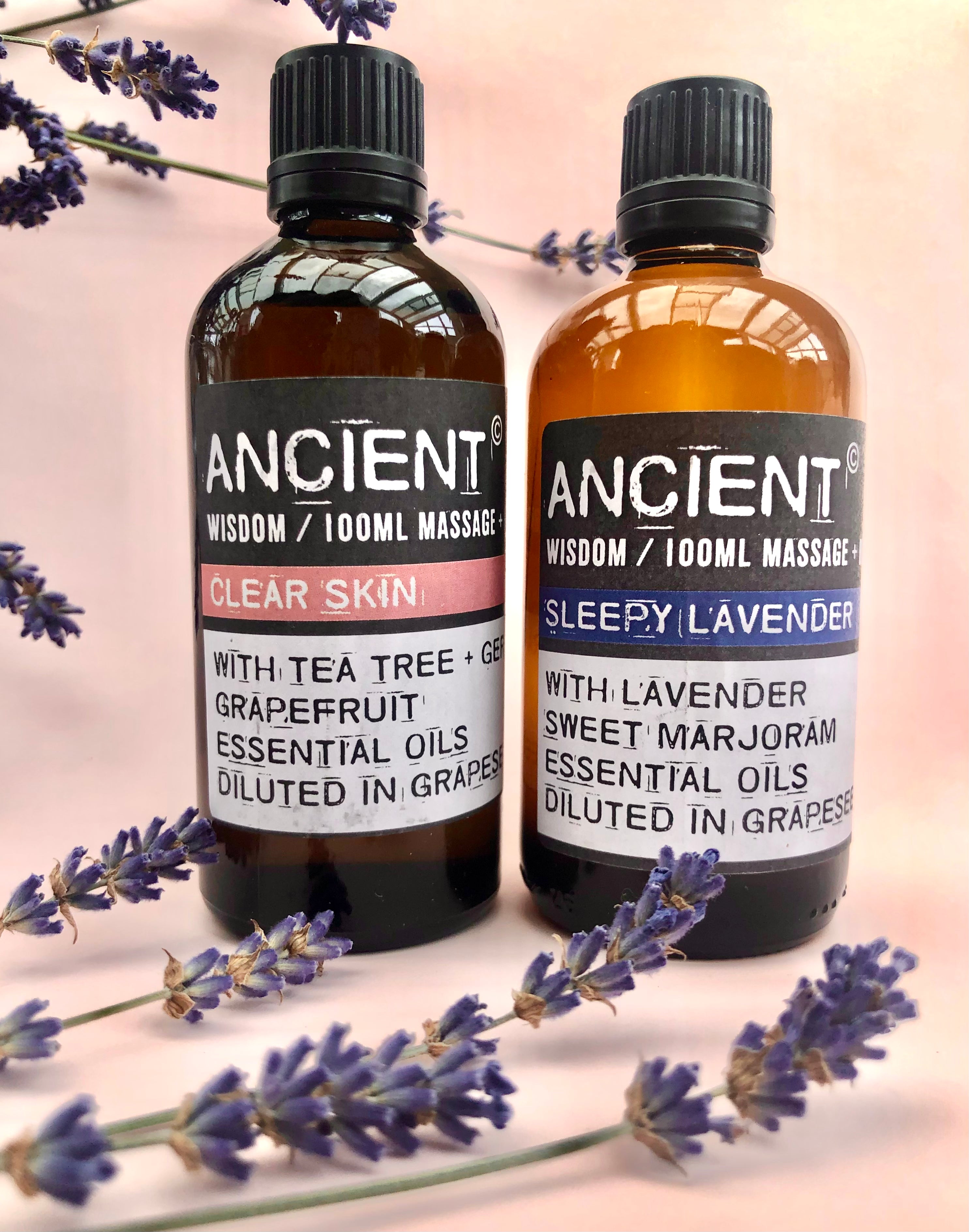 Sleepy Lavender Massage Olie ☽ 100 ml
