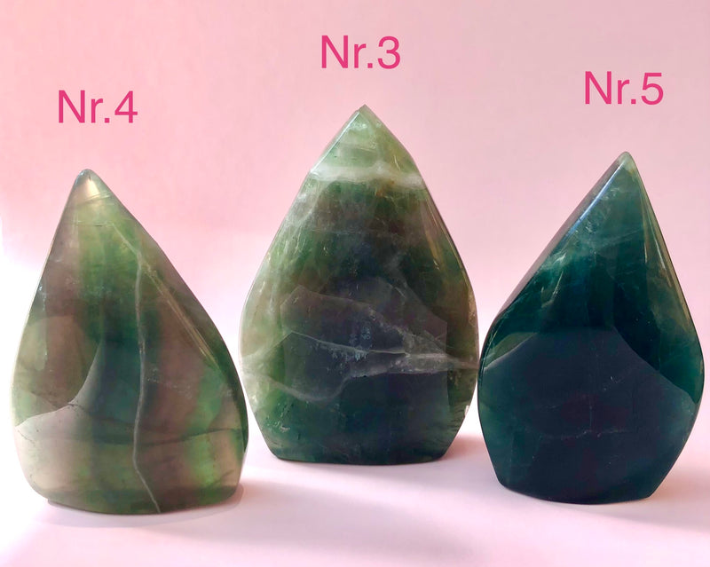 Fluorit flamme ☾ Koncentration, Grounding & Balance ☾ Nr.3-5