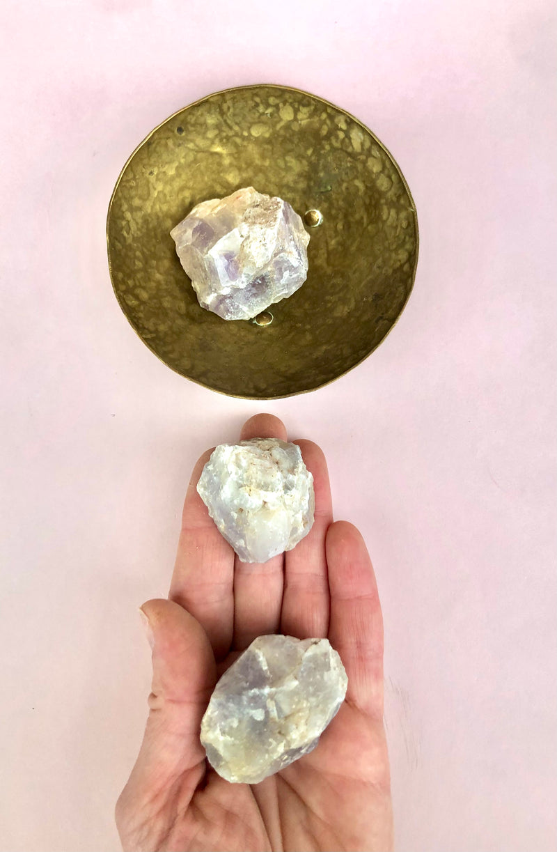 Rå Ametyst ☾ Lommesten ☾ RO, HEALING & SELVKÆRLIGHED ☾ 45 - 60 Gram