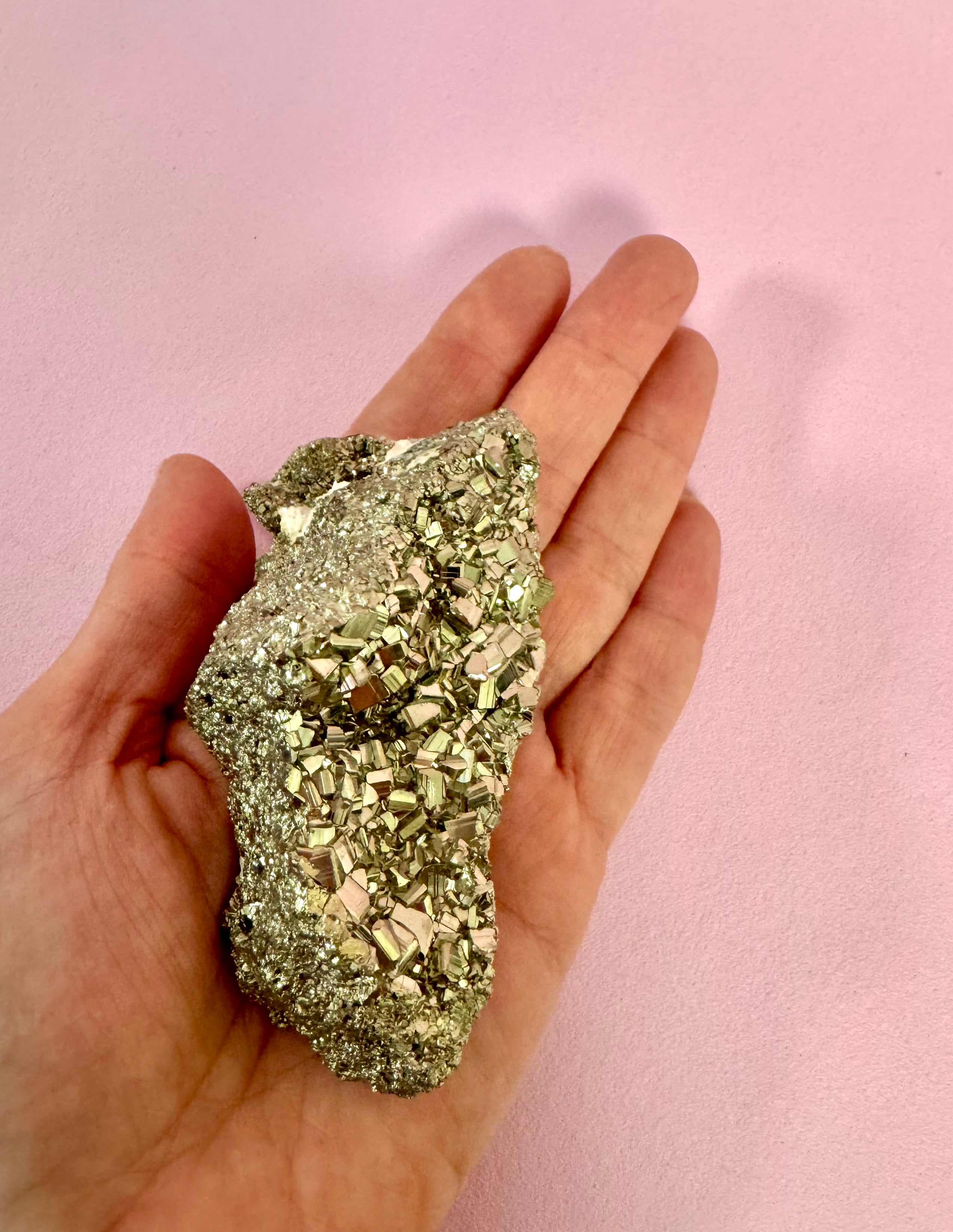 Rå Pyrit ☾ 272 Gram ☾ FRUGTBARHED, VELSTAND & SUCCES