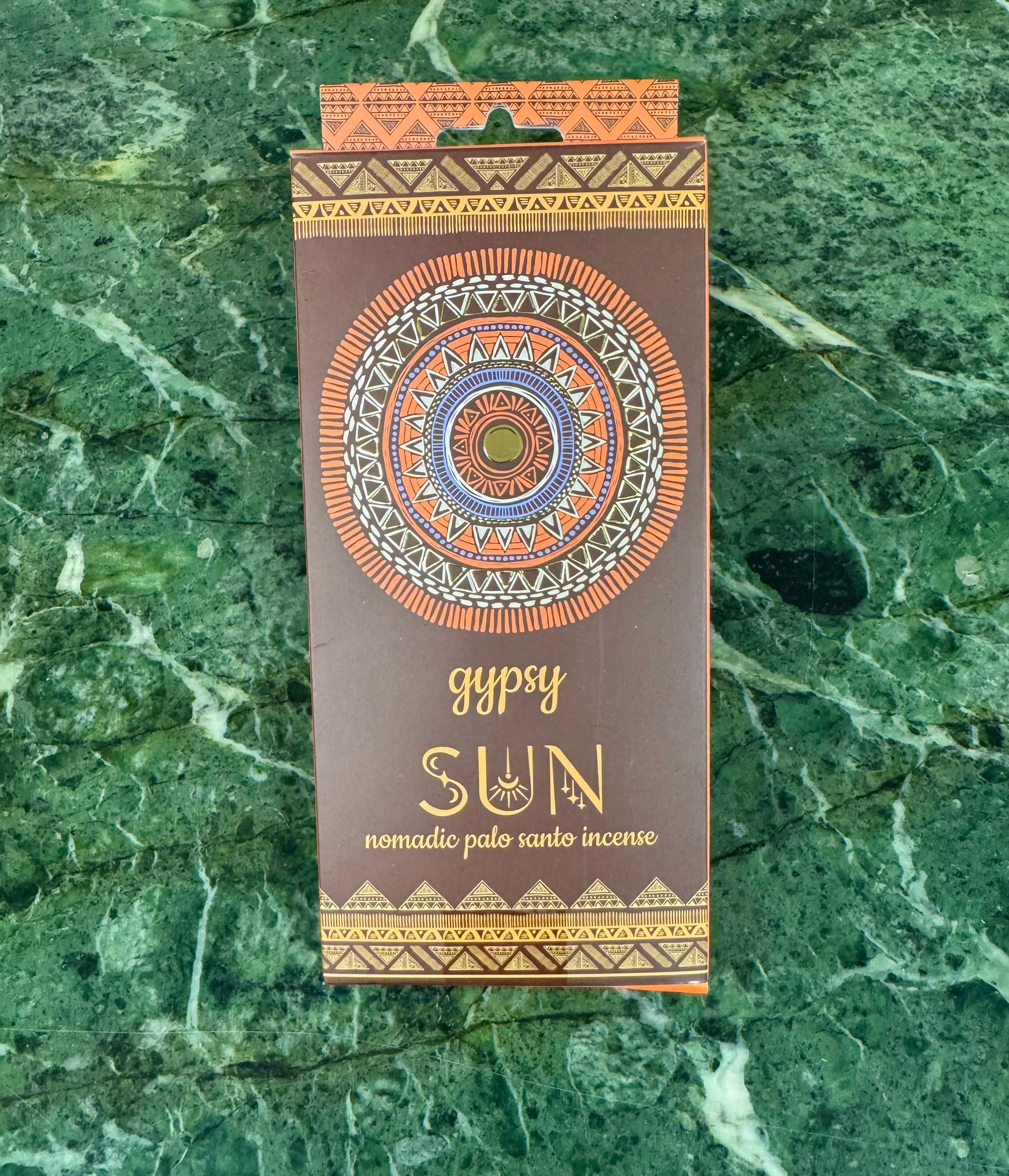 Gypsy Nomadic røgelse - Sun - Palo Santo - banjara