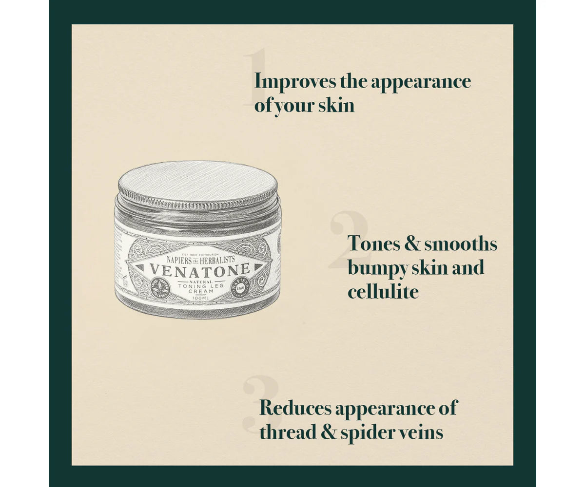Venatone Toning creme til ben fra Napiers - 100 ml