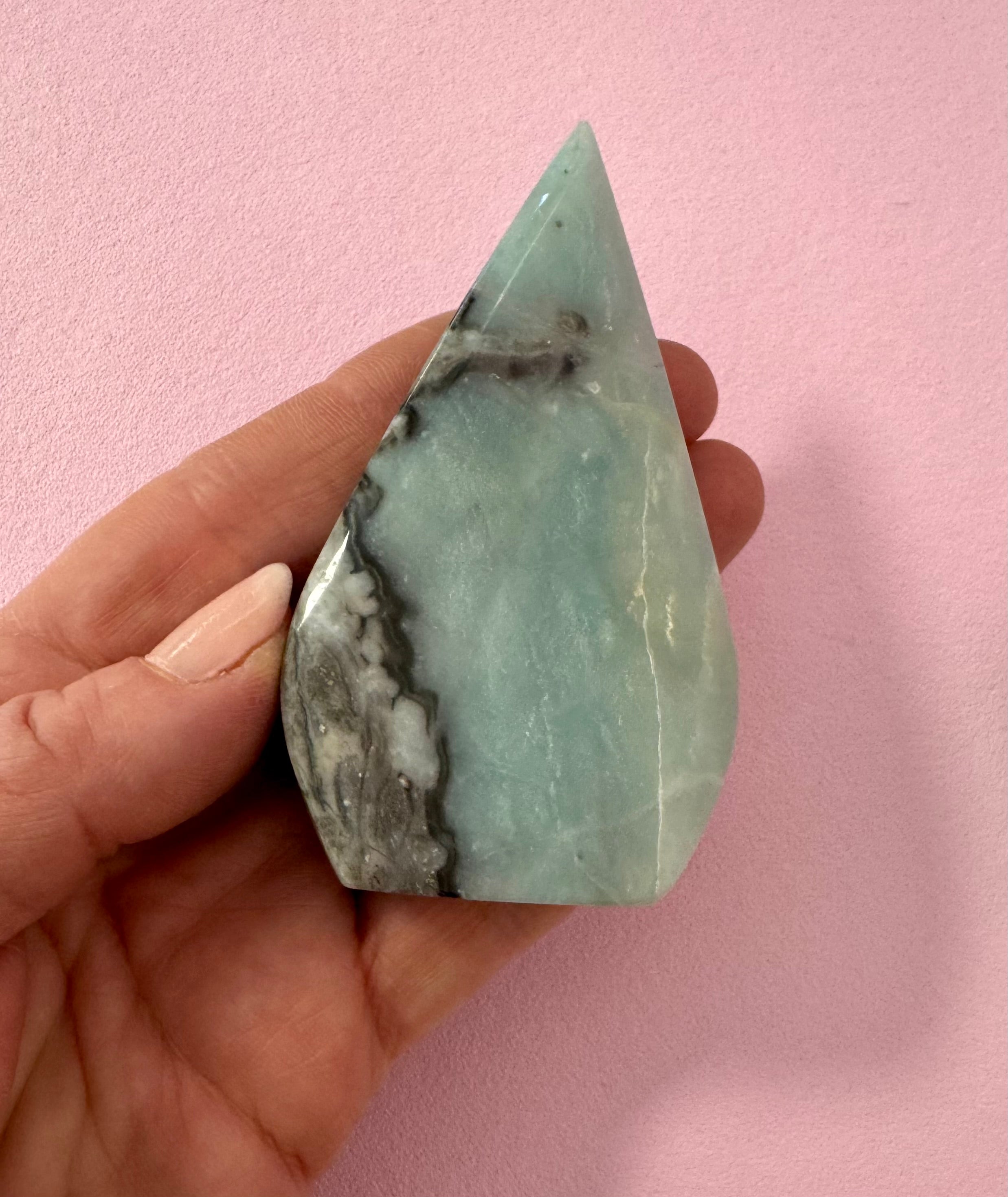 Amazonit & Akvamarin flamme