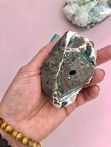 Zeolit / Grøn apophyllit med stilbit 𓂀 Nr.40-41