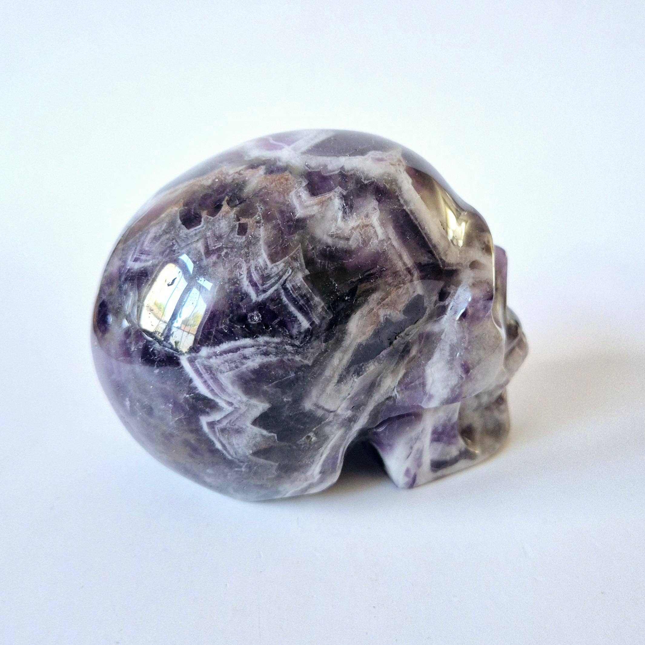 XXL Drømme-Amethyst Kranie – 440g