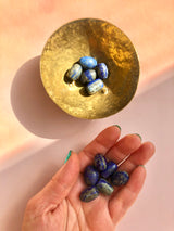 Månesøster Krystaller Lapis Lazuli Jaspis Sandhed, Visdom, Indre Fred og Åndelighed Lommesten