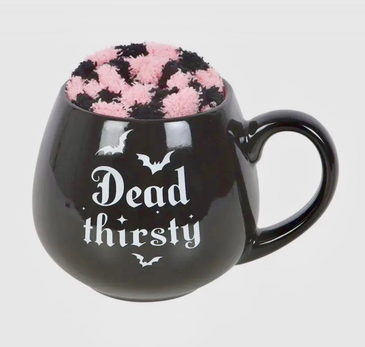 Halloween krus med hyggesokker - dead thirsty