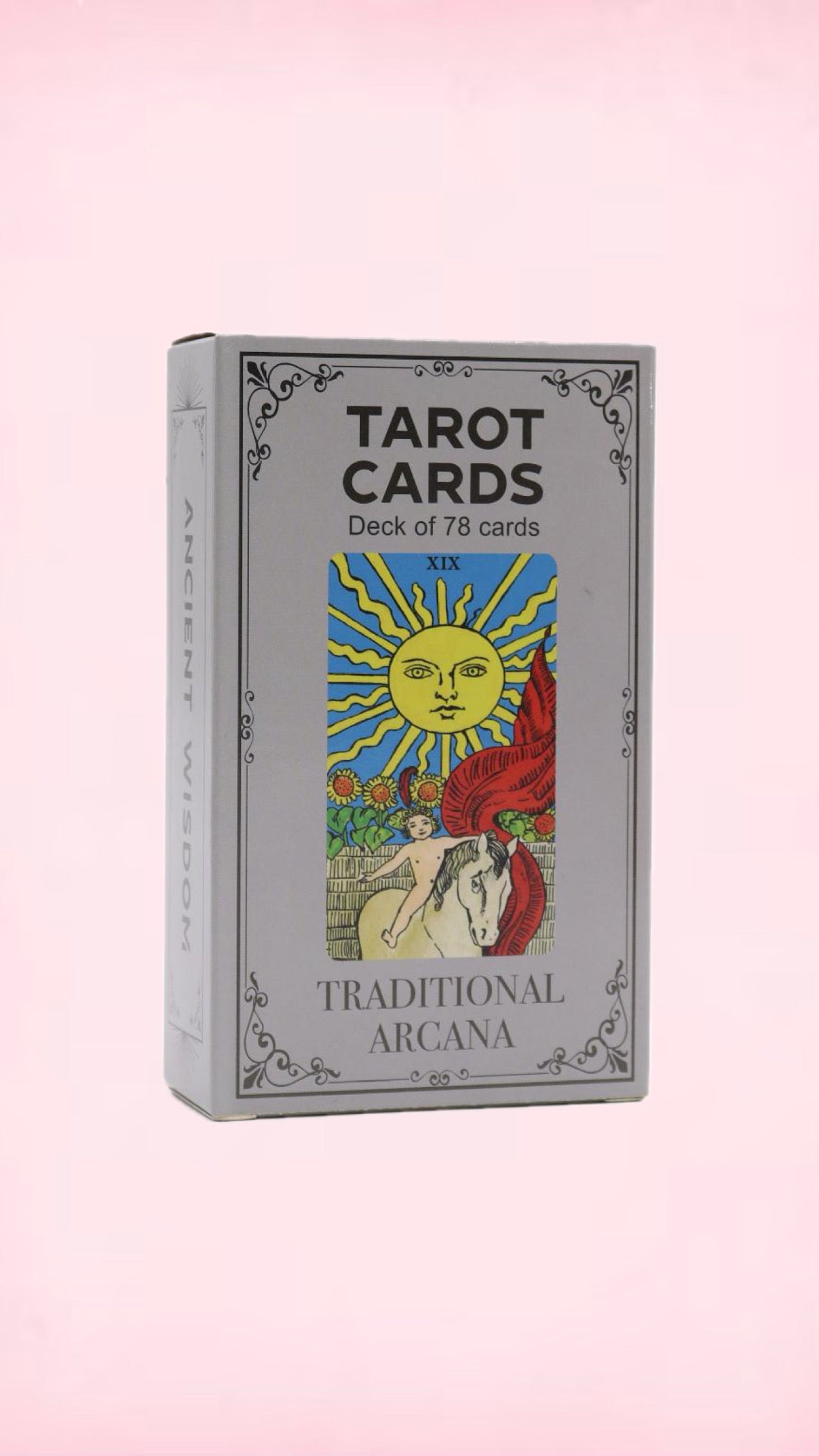 Traditional Arcana Tarotkort – Klassisk Tarotdæk (78 kort) - På Engelsk