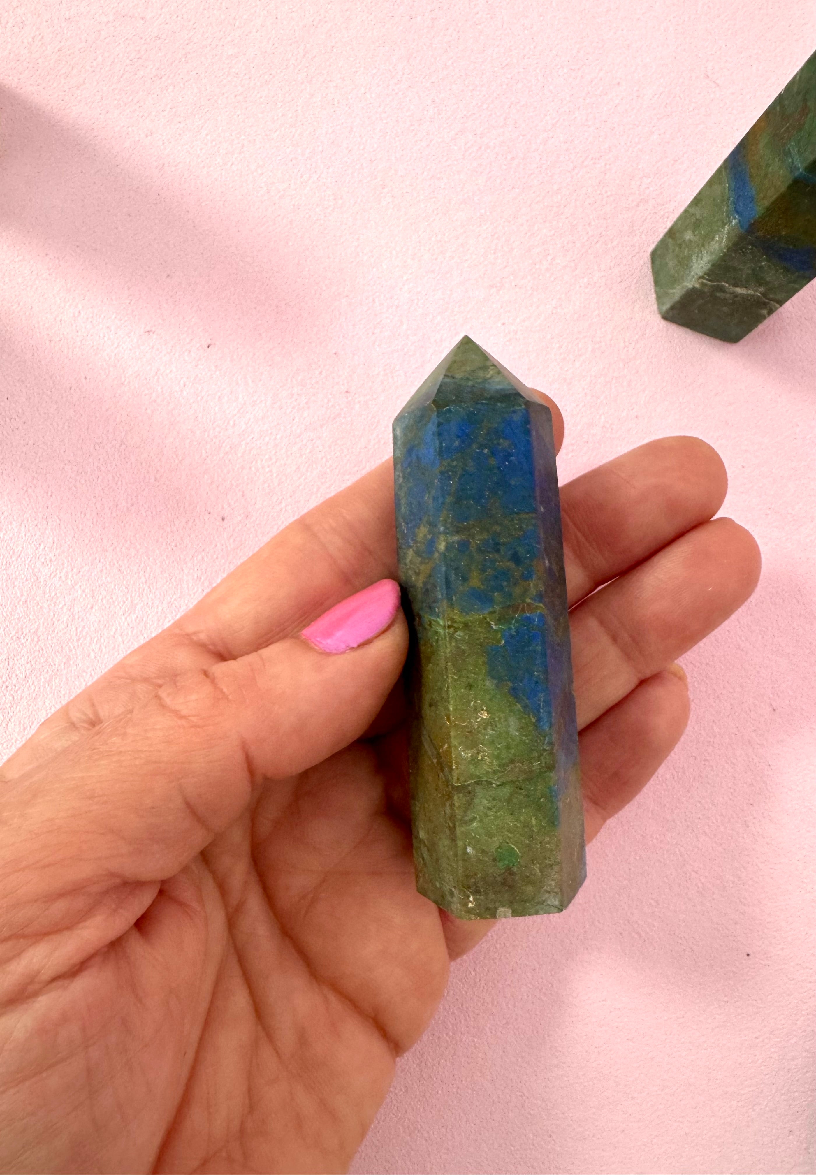 Chrysocolla–Shattuckit–Malakit
