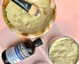 Månesøster Krystaller Grøn Ler Maske Clay Mask
