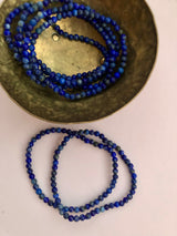 Månesøster Krystaller Lapis Lazuli Jaspis Armbånd Sandhed, Visdom, Indre Fred & Åndelighed 4mm