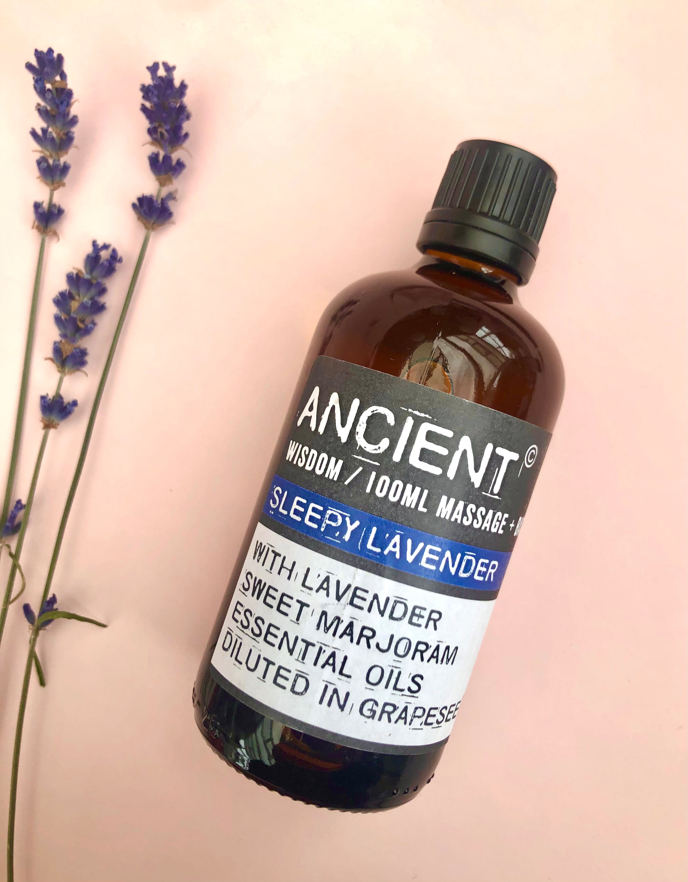 Sleepy Lavender Massage Olie ☽ 100 ml
