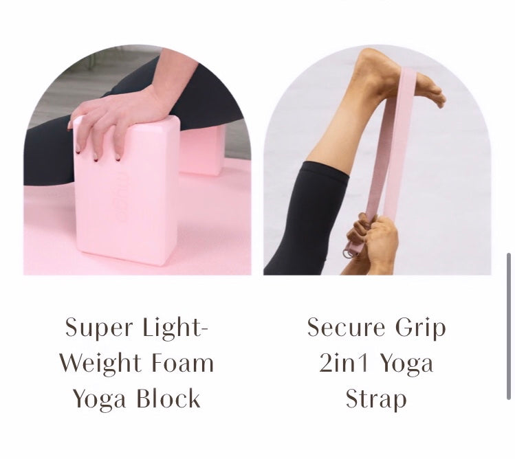 Månesøster Krystaller Yoga Starter Kit - Pink