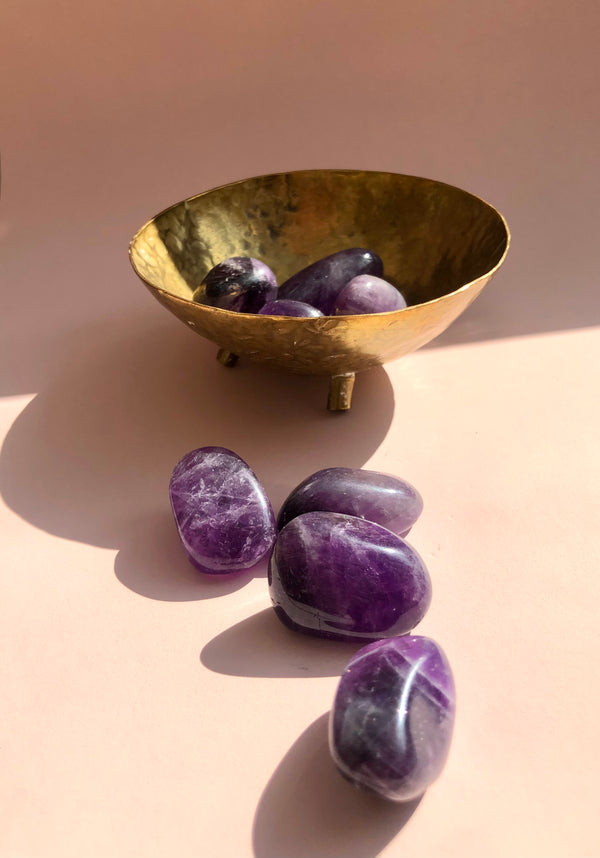Ametyst Lommesten ☾ RO, HEALING & SELVKÆRLIGHED ☾