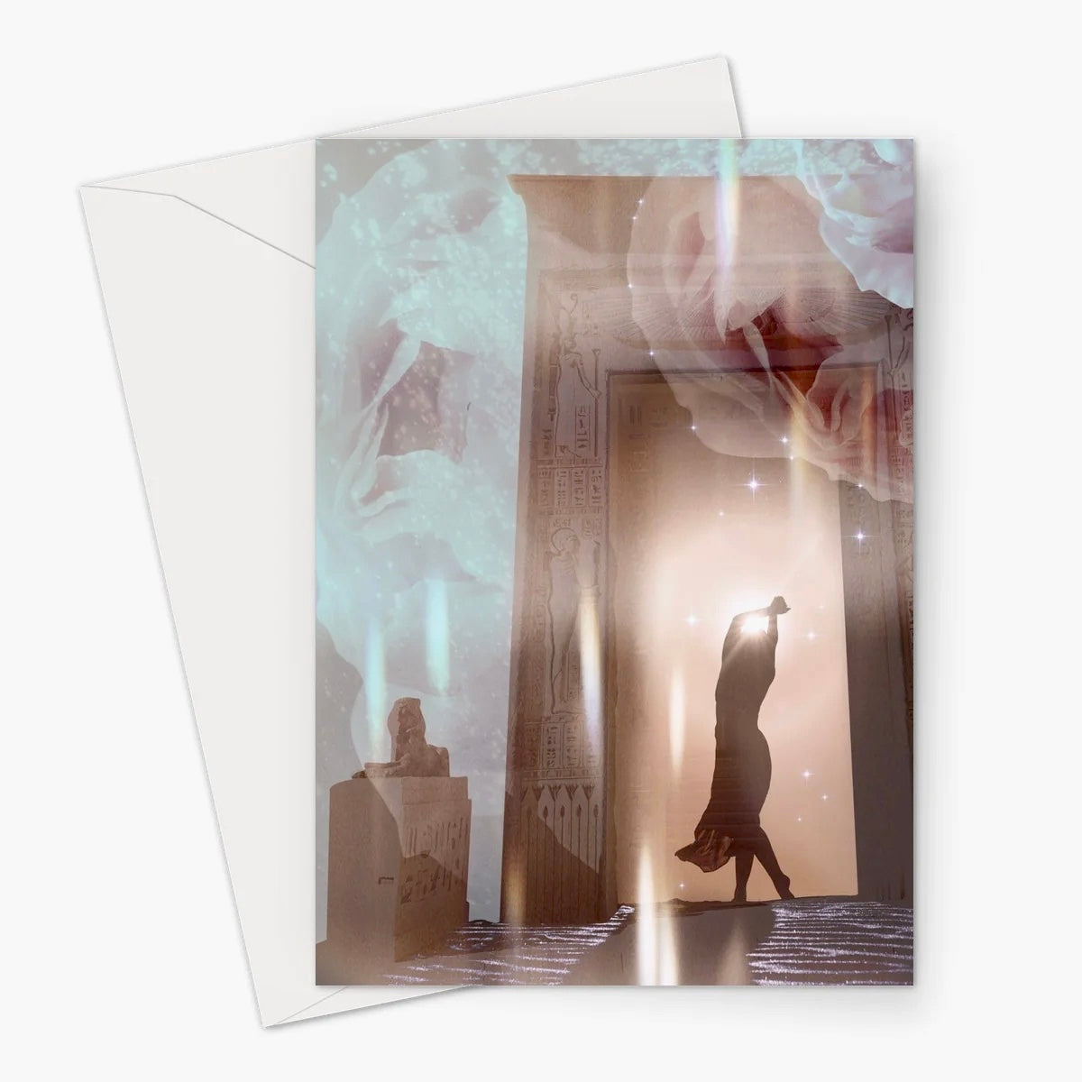 Astral Waters Greeting Card by Danielle Noel ( A5 Lykønsknings Kort ) Månesøster Krystaller - MAANESOESTER.DK