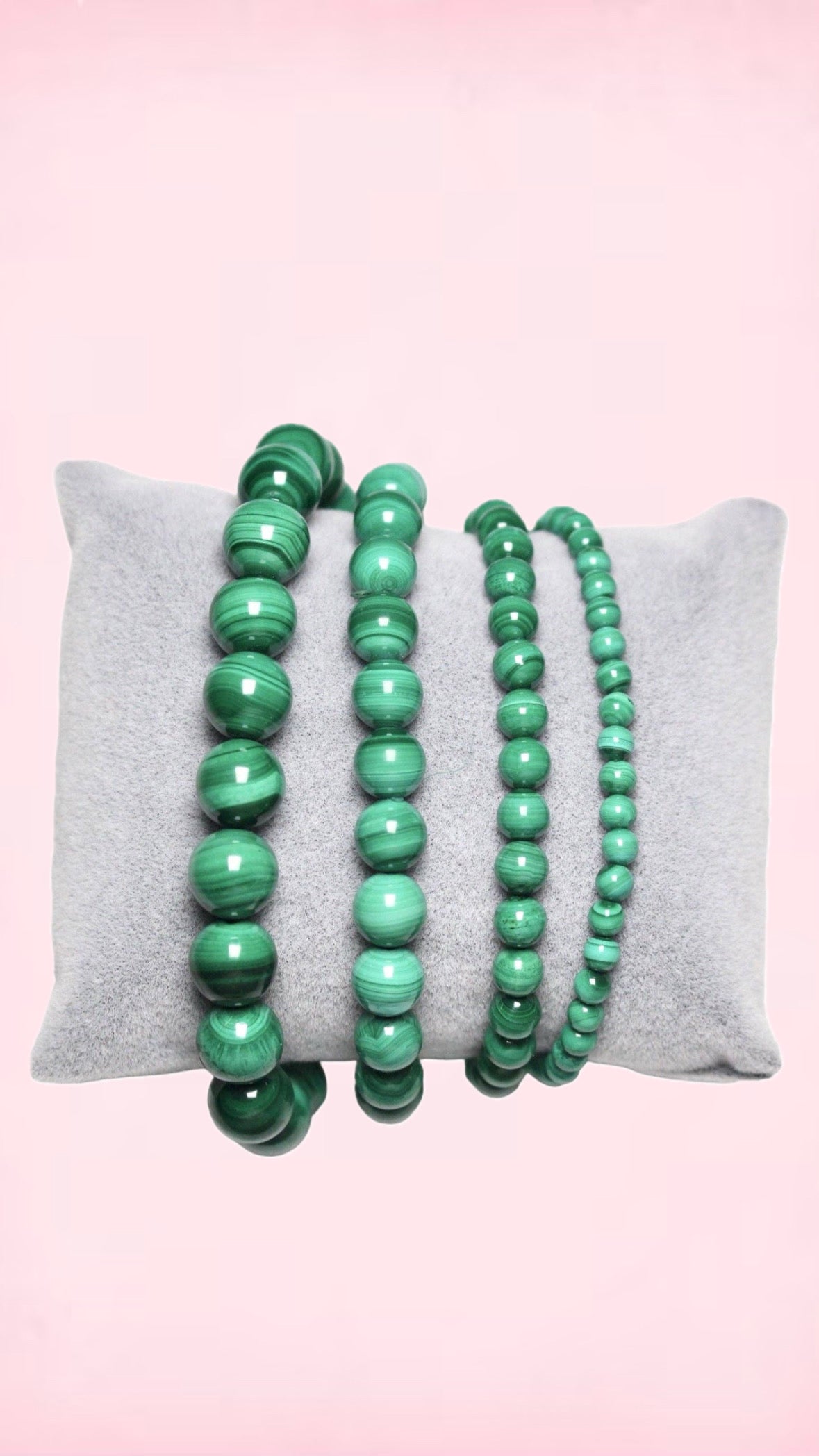 Malakit Armbånd ☾ (4mm.)