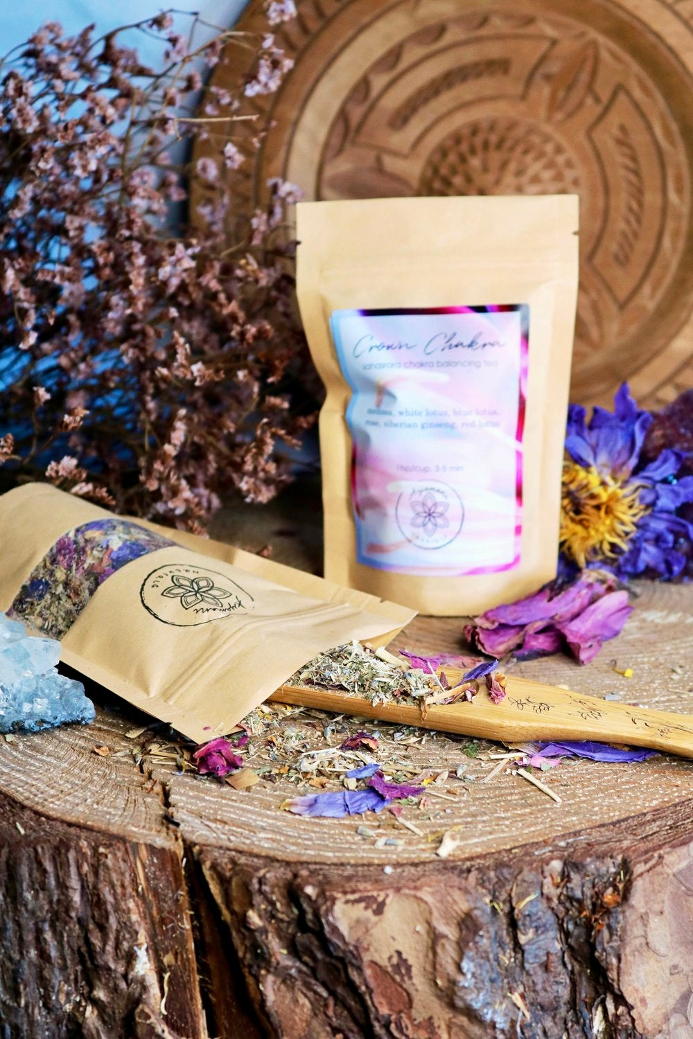 CROWN CHAKRA TEA ☽ krone chakra te Fra Ayamani Naturals ☽ 100 gram