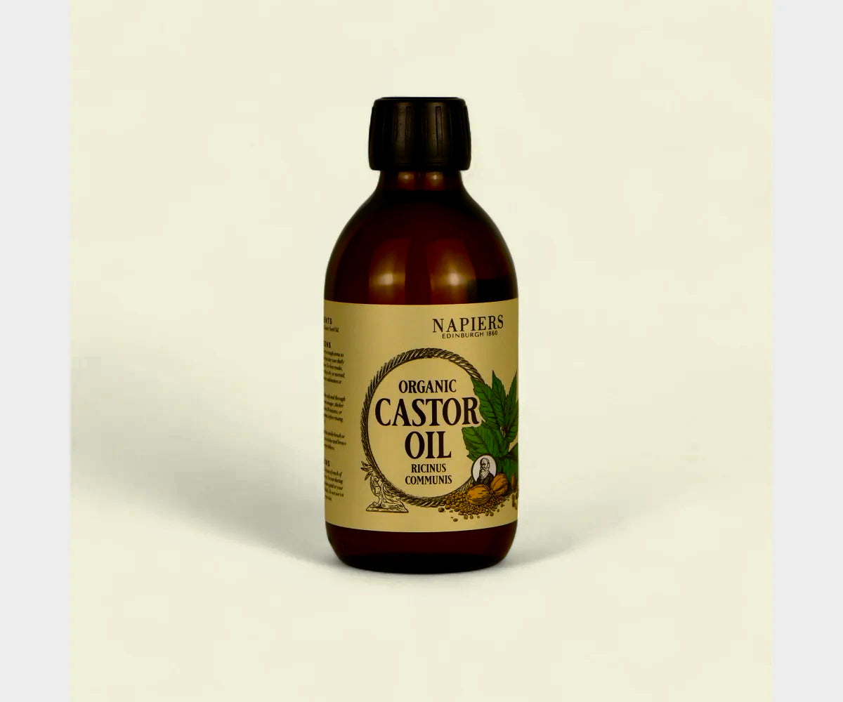 Månesøster Krystaller - Castor Oil Organic - Fra Napiers - 250ml. / MAANESOESTER.DK / MÅNESØSTER.DK