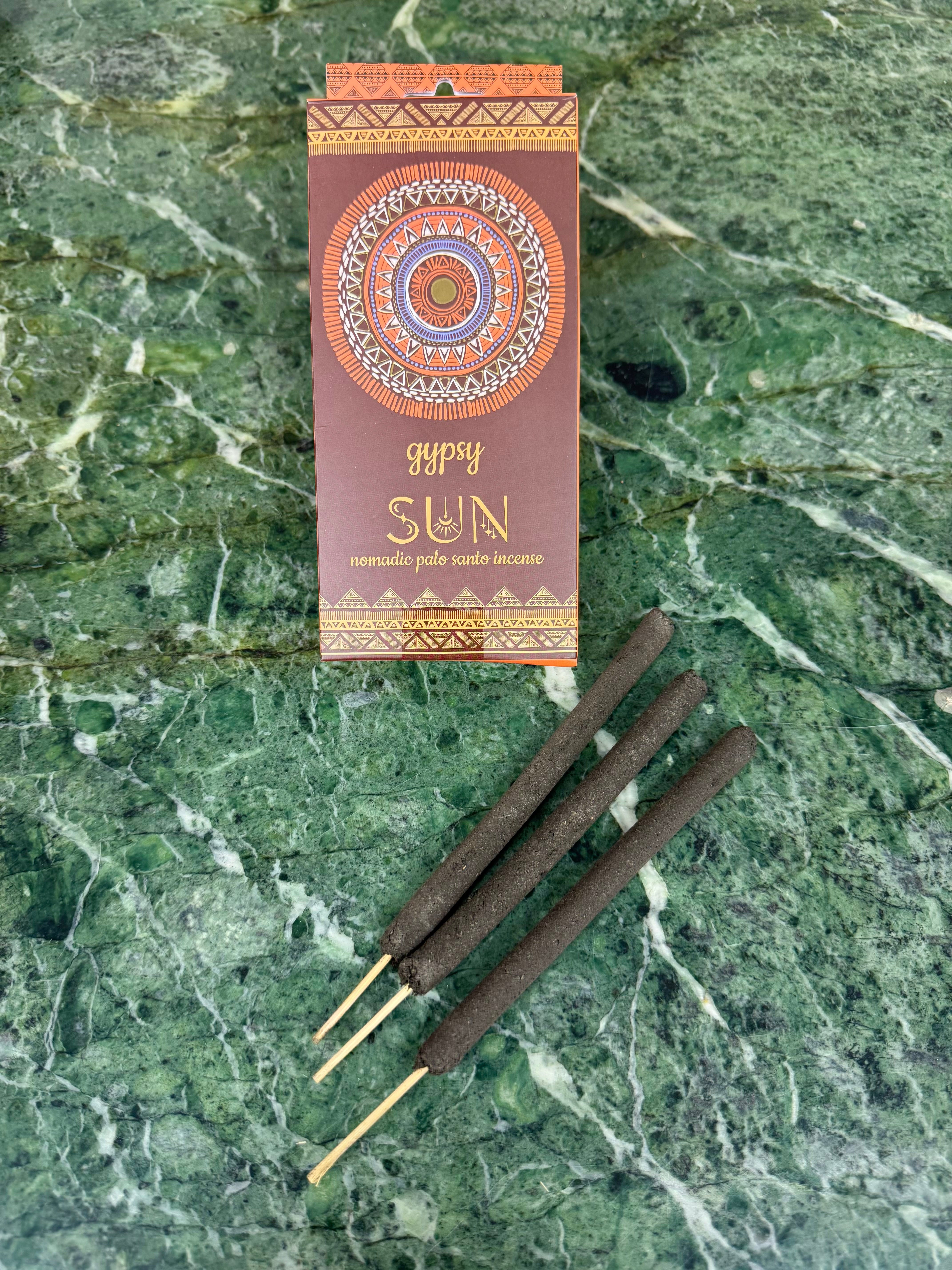 Gypsy Nomadic røgelse - Sun - Palo Santo - banjara