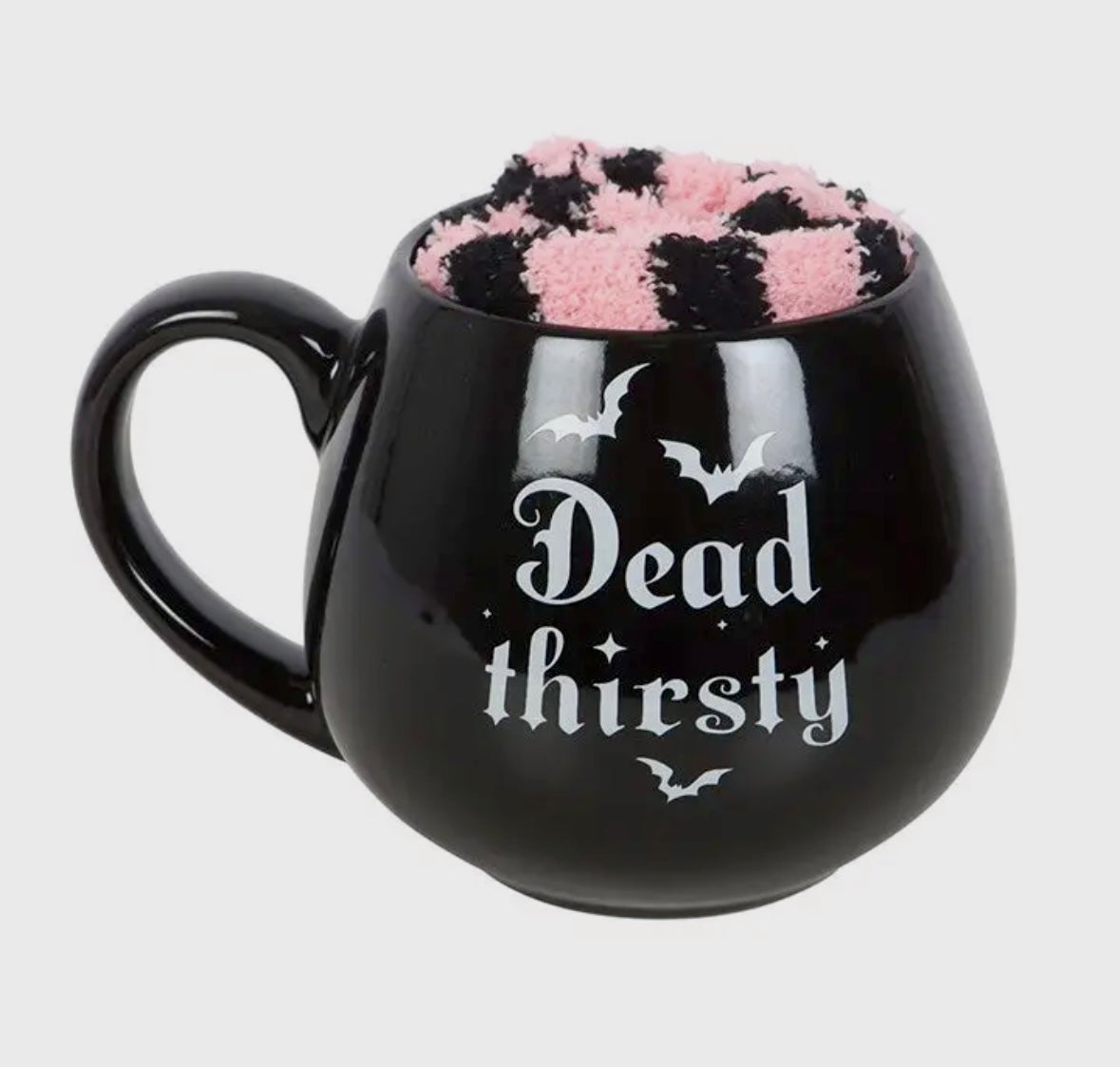 Halloween krus med hyggesokker - dead thirsty