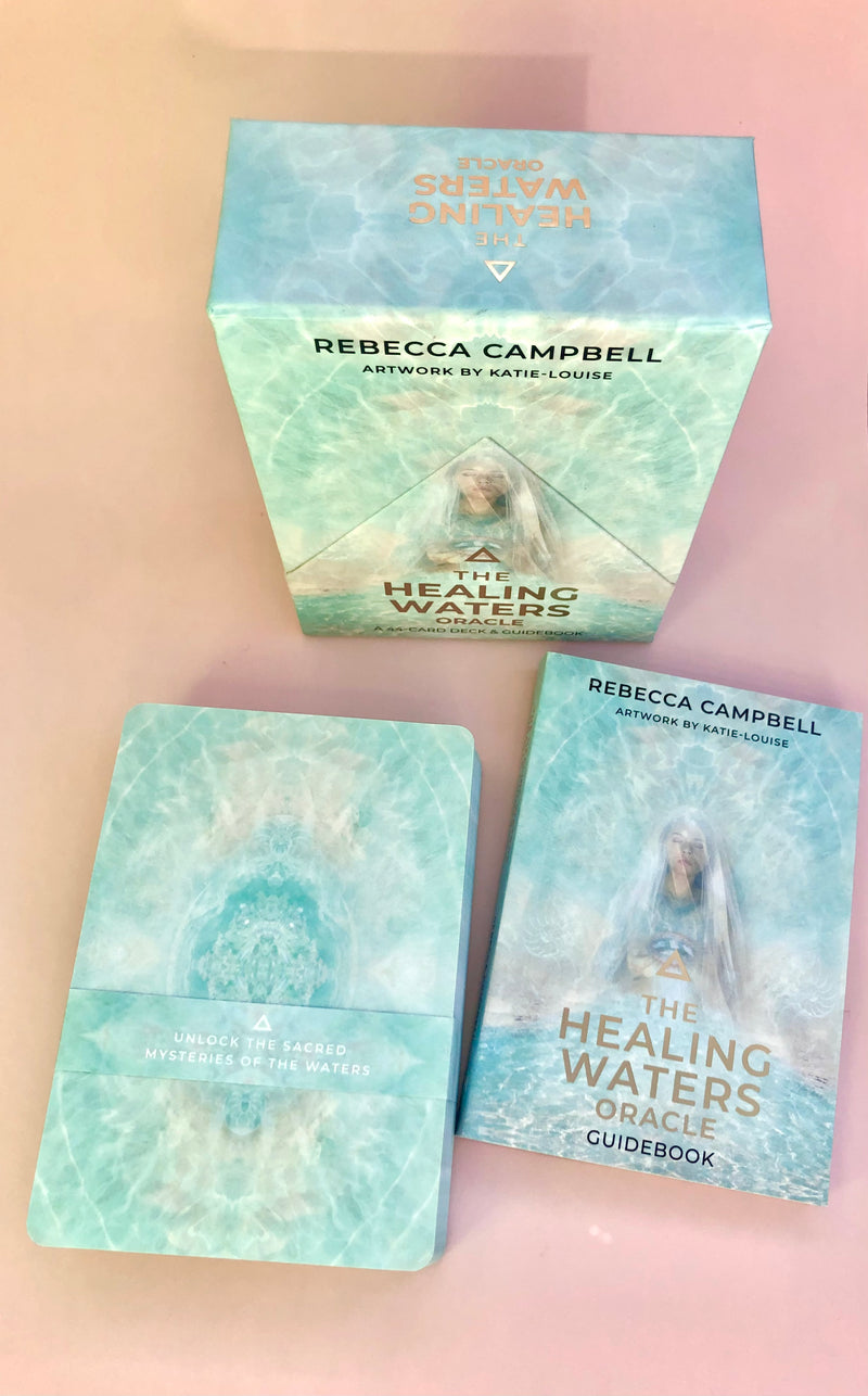 The Healing Waters Oracle
 - Rebecca Campbell 𖤓 Engelsk orakelkort sæt + Guidebog