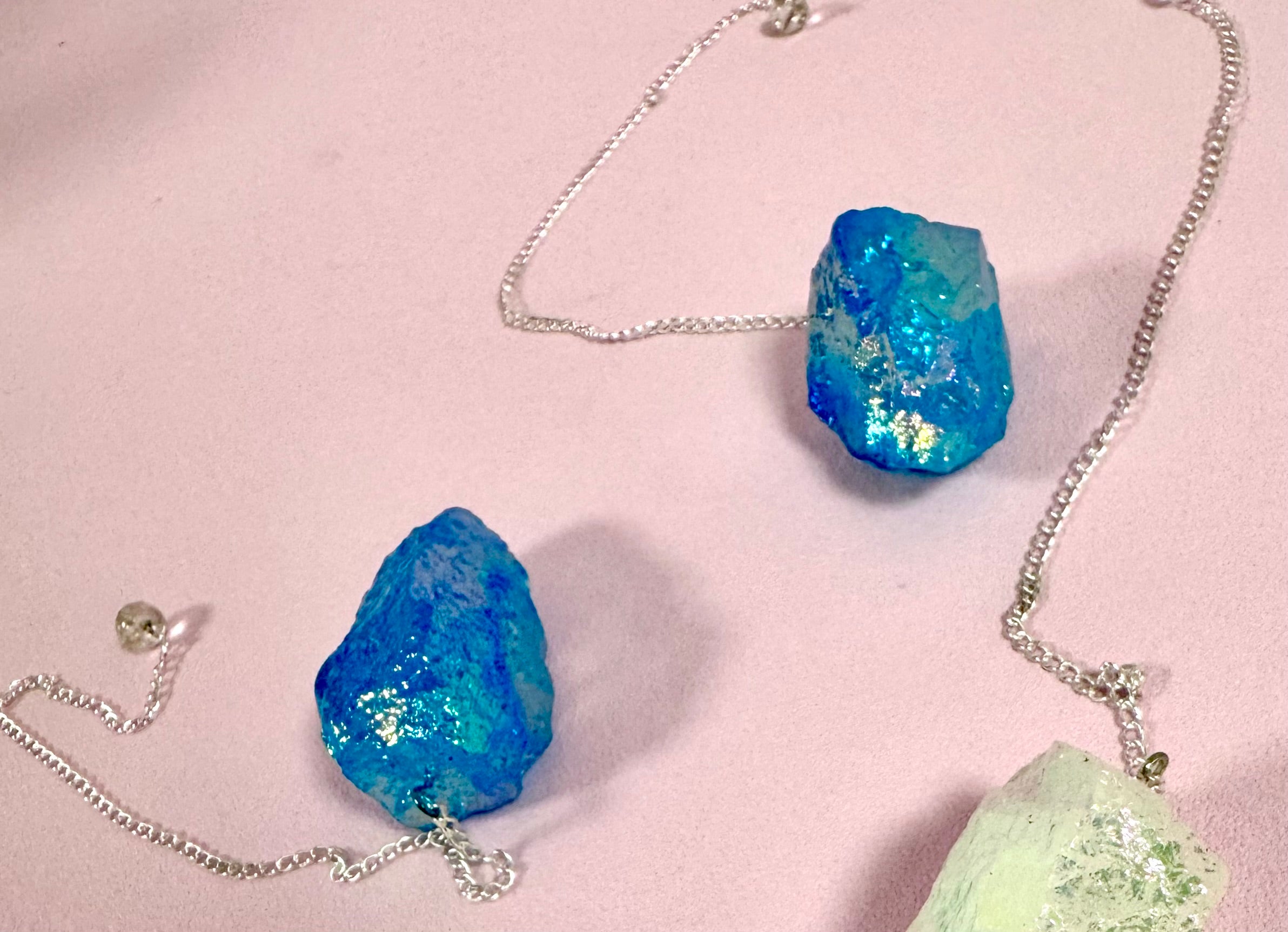 Aura Kvarts Pendul - Rå