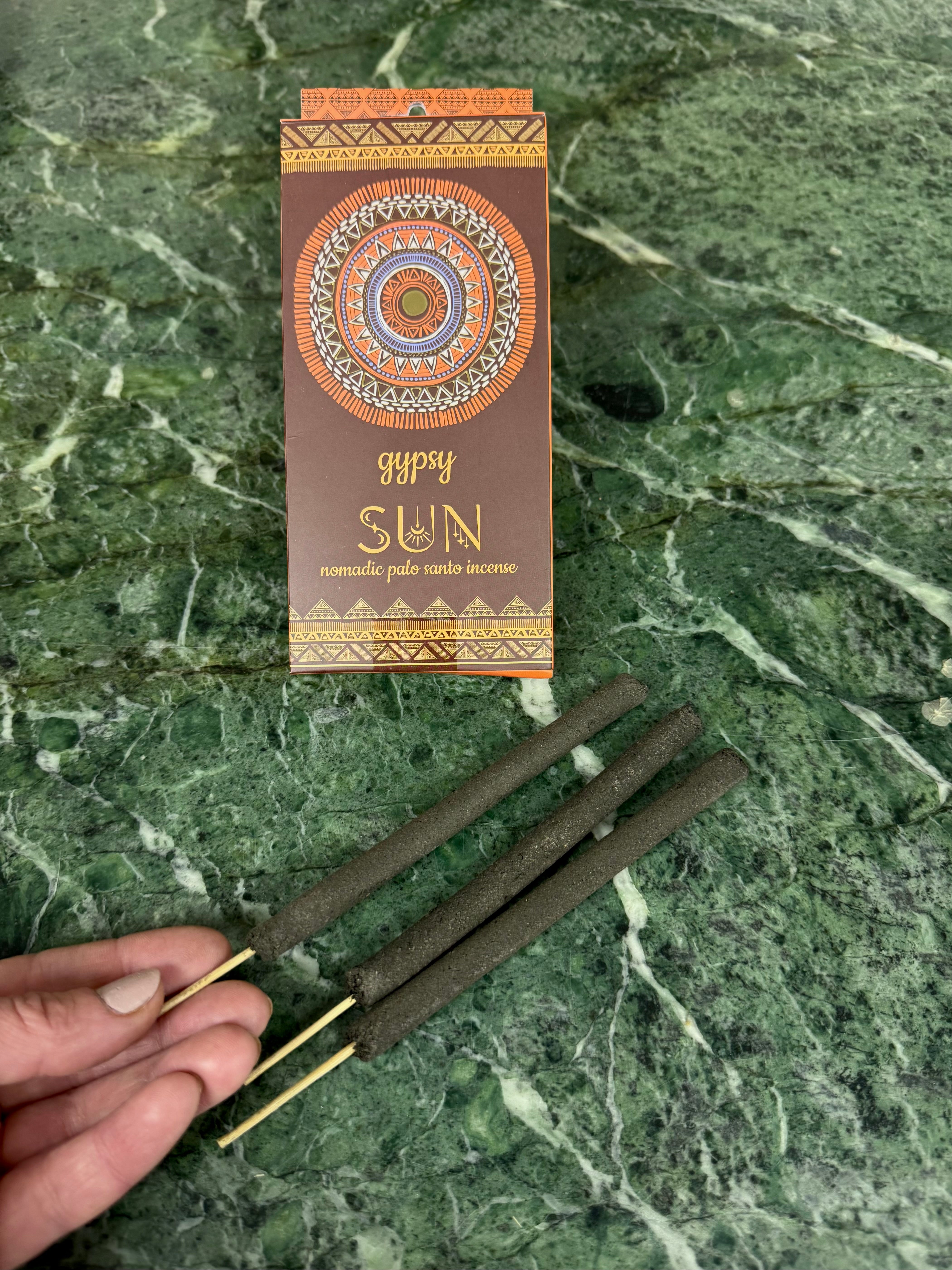 Gypsy Nomadic røgelse - Sun - Palo Santo - banjara