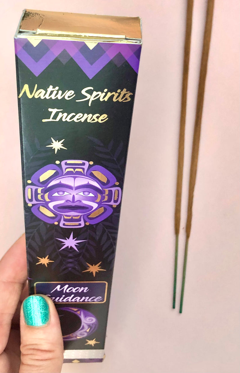 Månesøster Krystaller Goloka Native Spirit Moon Guidance Jasmin Røgelsespinde Røgelse