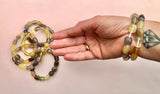 Chunky Regnbue Fluorit Armbånd ☾ Koncentration, Grounding & Balance ☾