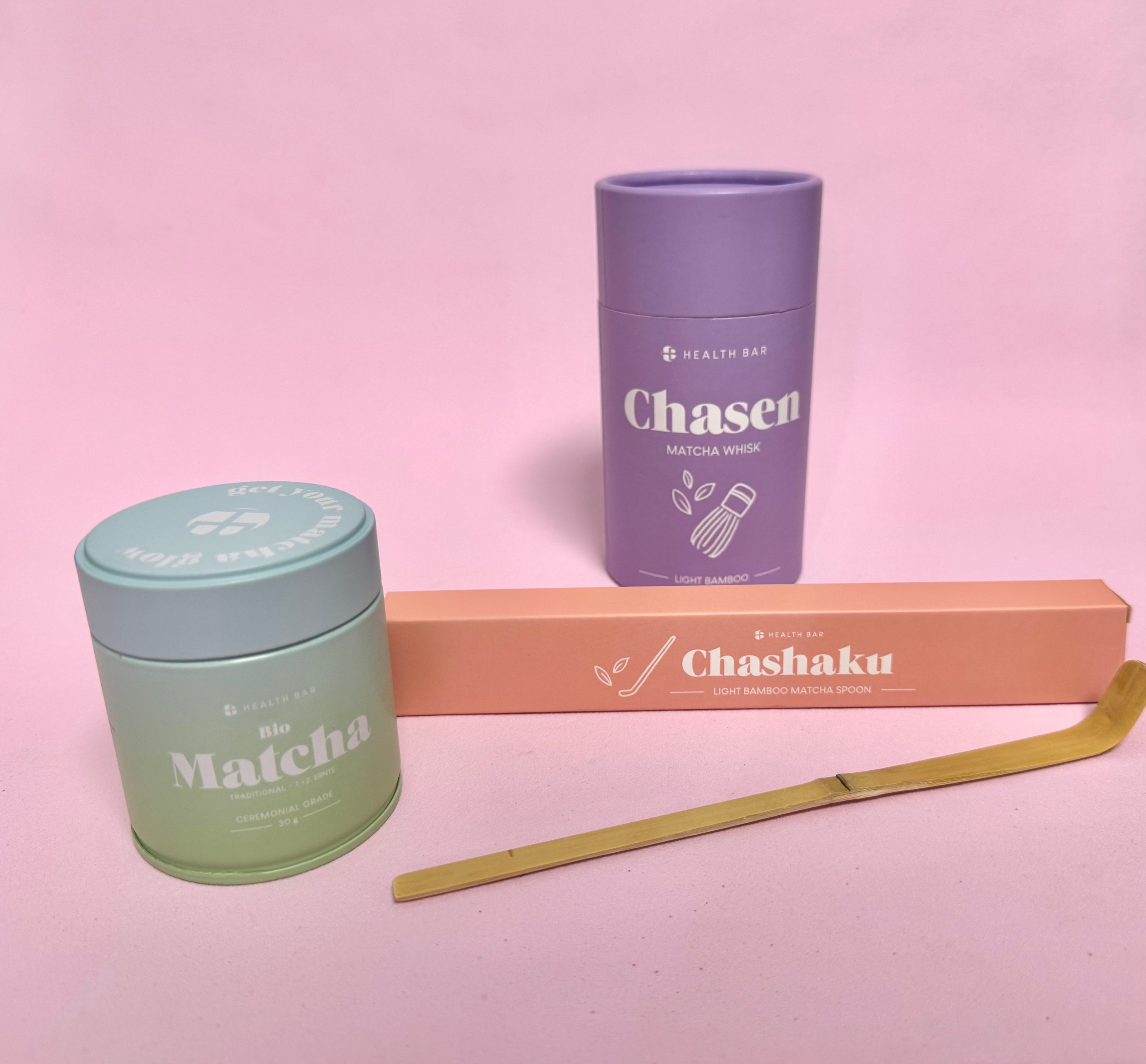 Matcha ske Chashaku - lavet af hvid bambus