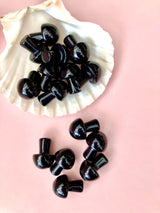 Sort Obsidian Svamp ☽ 2 cm