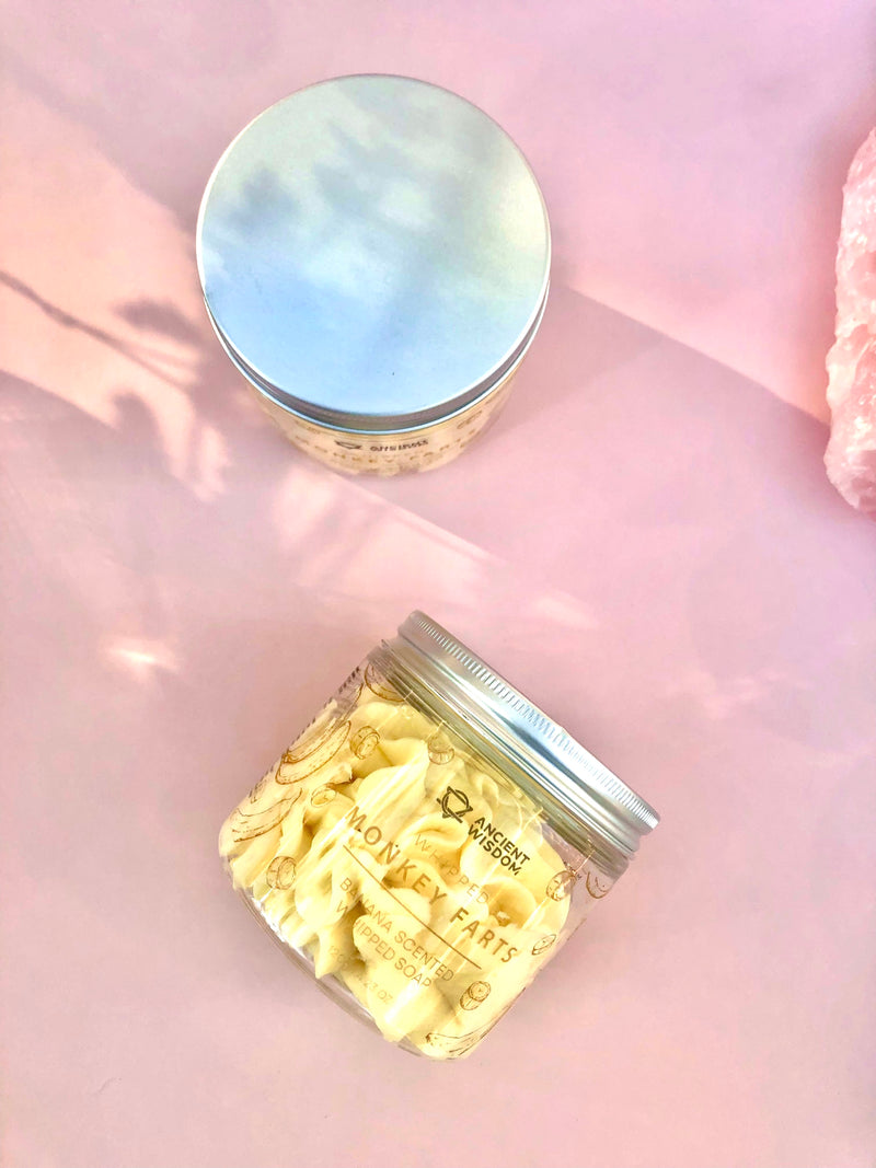 Banana Whipped Cream Soap  ♡ 120 gram