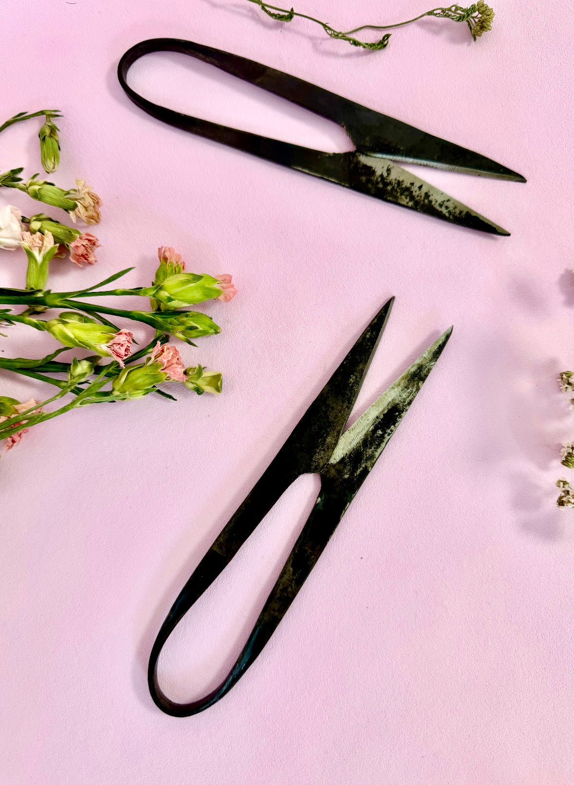Månesøster Krystaller - Håndsmedet Urtesaks fra Authentic Blades - (8 cm. lang) / MAANESOESTER.DK / MÅNESØSTER.DK