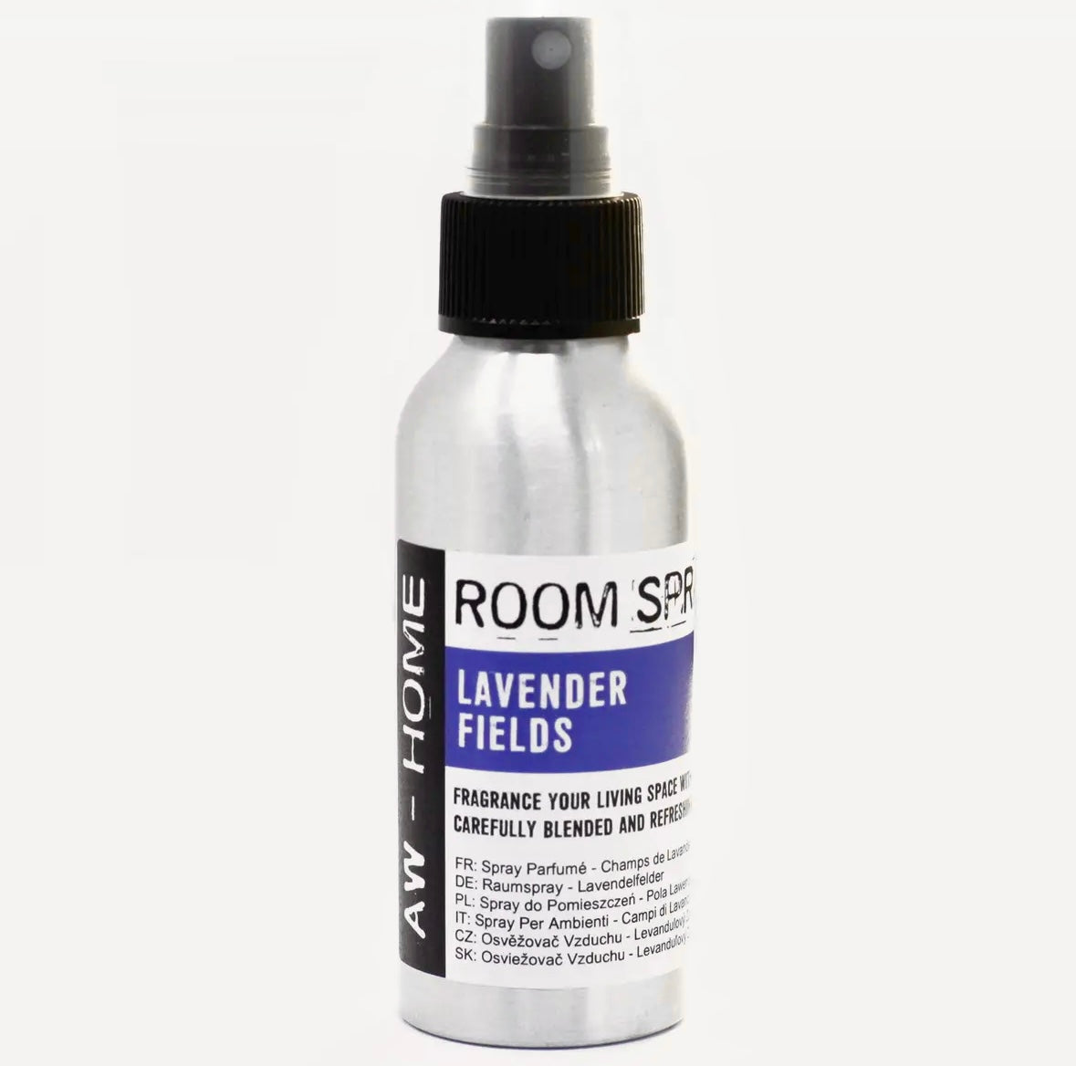 Lavendel Room Spray - Lavender Fields - 100 ml. / MAANESOESTER.DK / MÅNESØSTER.DK