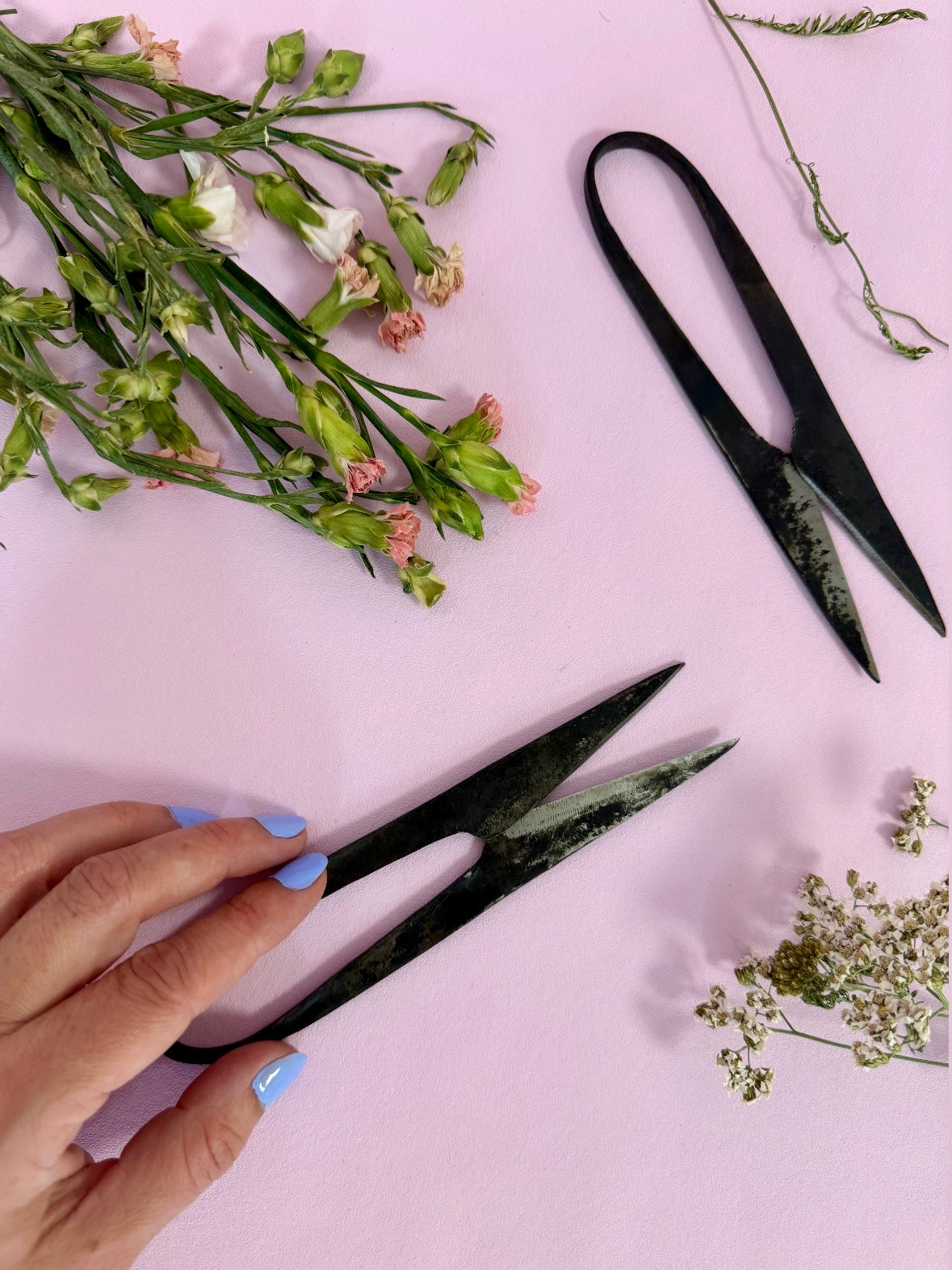 Månesøster Krystaller - Håndsmedet Urtesaks fra Authentic Blades - (8 cm. lang) / MAANESOESTER.DK / MÅNESØSTER.DK