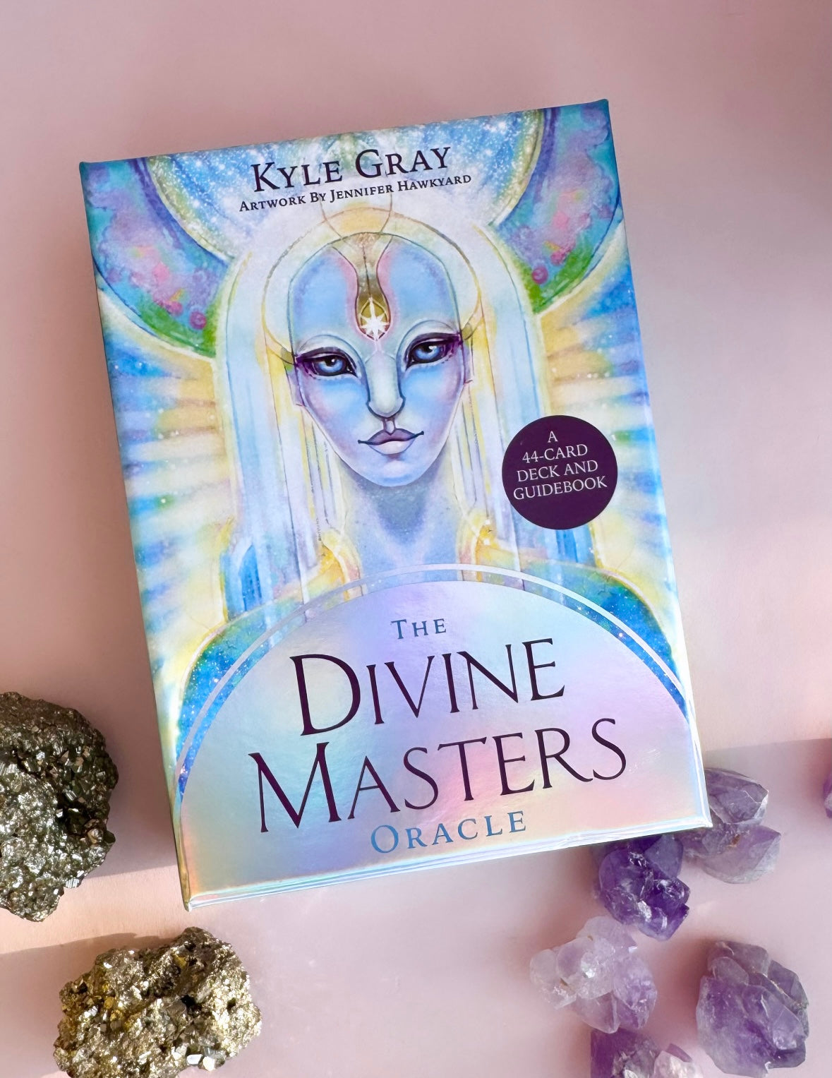 Månesøster Krystaller Divine Masters Oracle - OrakelKort & guidebog af Kyle Gray / MAANESOESTER.DK / MÅNESØSTER.DK