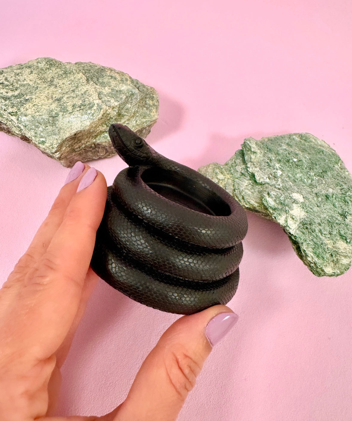 Månesøster Krystaller Gothic Snake Fyrfadsstage Lysestage Stearinlys