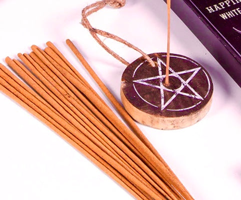 Månesøster Krystaller Luck ☾ “Magic Spell” Røgelses Pinde ☾ Grøn te