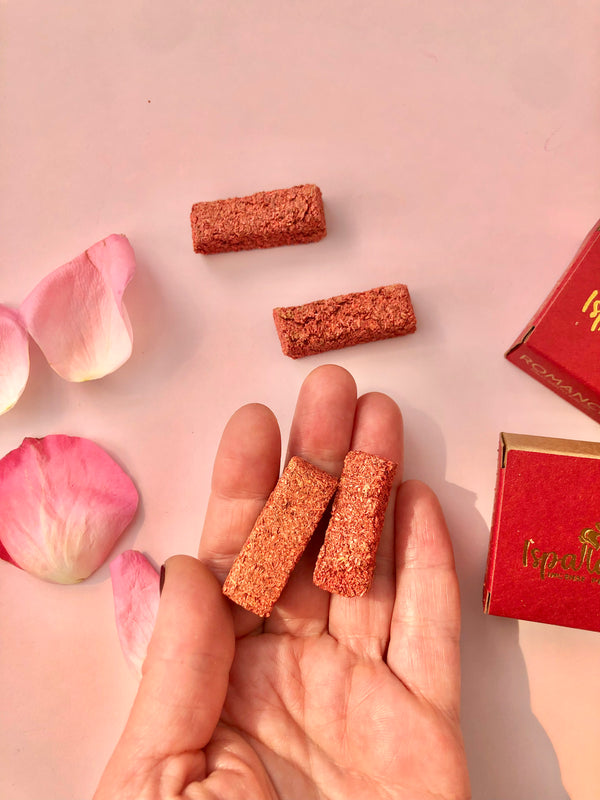 Ispalla Incense Peru Røgelses tabs med Palo Santo & Rose