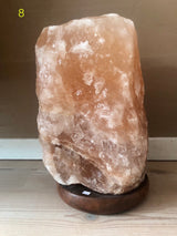 Månesøster Krystaller Store Himalaya Salt Lamper lampe Saltlampe saltlamper☾ (13 - 18,4 kg.) Lysterapi